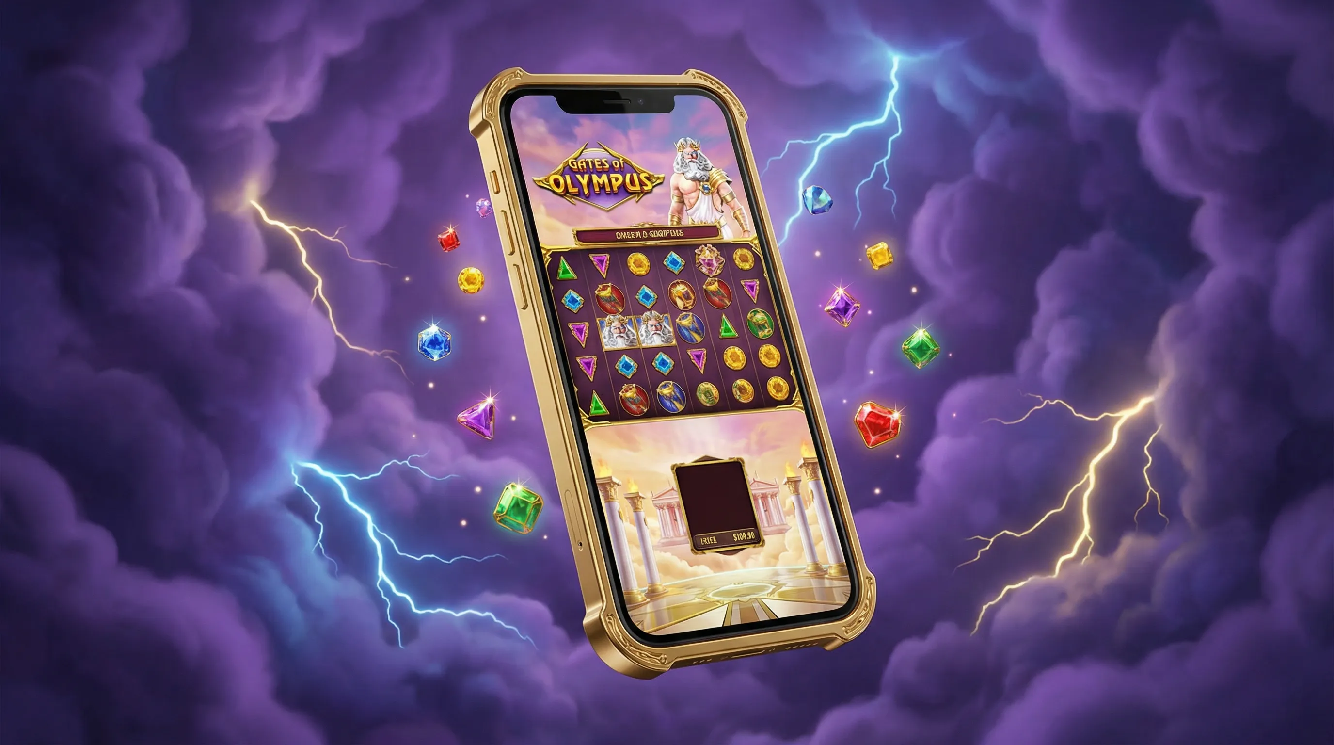 Aplicativo móvel mgmbet em smartphone